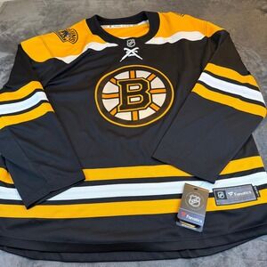 Fanatics Black and Gold Boston Bruins Hockey Jersey